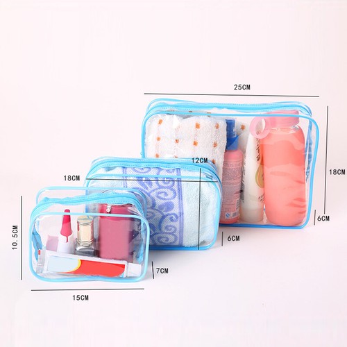 PVC Kosmetiktasche Organizer Etui Kosmetiktasche Reise Aufbewahrung Bad Kulturbeutel - Bild 6 von 31