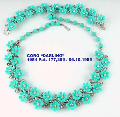 CORO DEMI PARURE ''DARLING''  USA 1954/55
