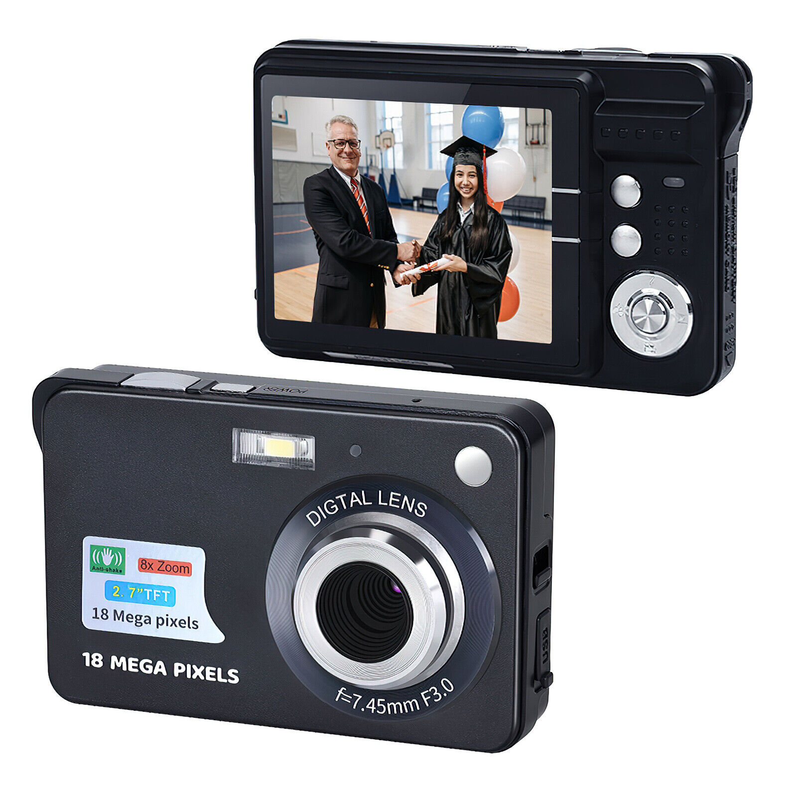 Digitalkamera Mini 18MP 2.7 Anti-Shake Full HD Digital Kamera Video kamera