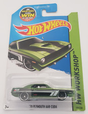 2015 Hot Wheels - '70 Plymouth AAR Cuda - HW Workshop - 199/250 - CFM17