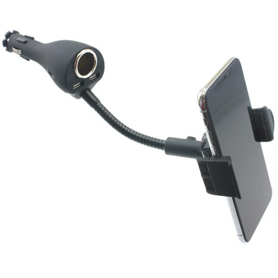 For Motorola Razr/Plus Charger Car Mount Holder DC Socket USB 2-Port Cradle