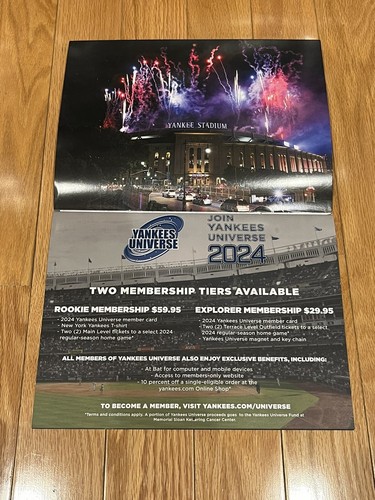 2024 Wall Calendar Schedule New York Yankees SGA + Aaron Judge 62 HR Pins Pin - Picture 16 of 20