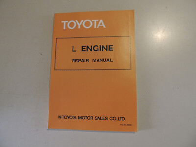 1980 Engine 2.2L Diesel Repair manual Toyota Crown Cressida Hiace Toyoace HI-LUX