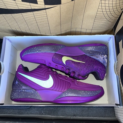 NUEVO Zapatos de baloncesto Nike Ja 2 NBY 'Purple Sky' FD7328-500 para hombre talla 10 - Imagen 6 de 6