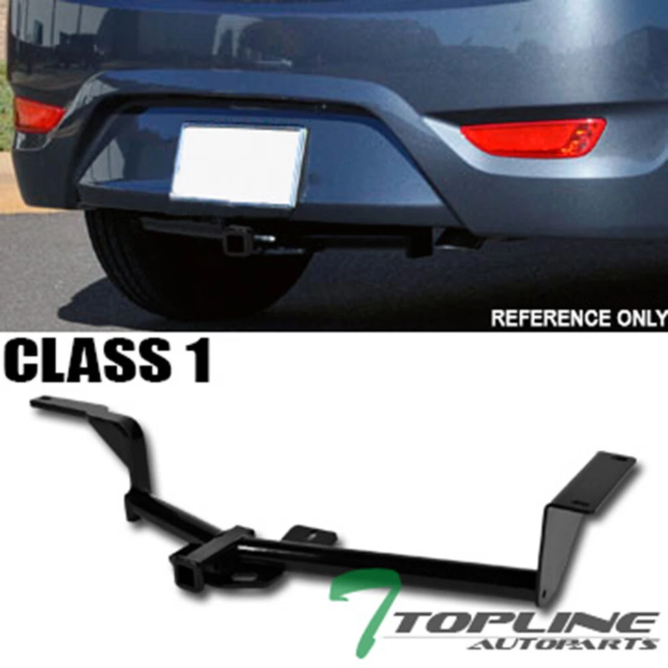Topline For 2012-2017 Hyundai Accent Class 1 Trailer Hitch Receiver 1.25" - Blk - Image 3 of 4