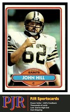 1980 Topps #486 John Hill New Orleans Saints Extra 35% Off 4+