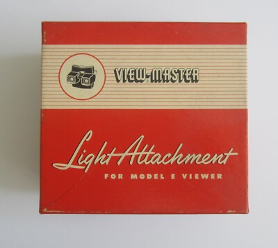 View-Master Light Attachment for Model E View-Master Viewer New in Box