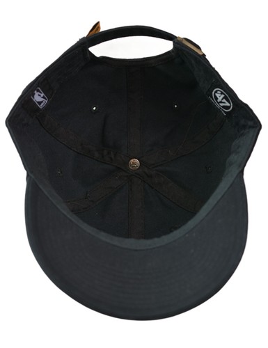 Sombrero de limpieza ajustable Utah Jazz negro con escritura - estilo clásico de la NBA por '47 - Imagen 8 de 8