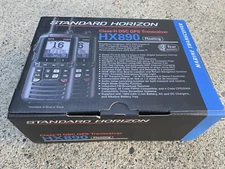 Standard Horizon HX890 BK(Black) Floating Class-H DSC VHF/GPS Marine Transceiver