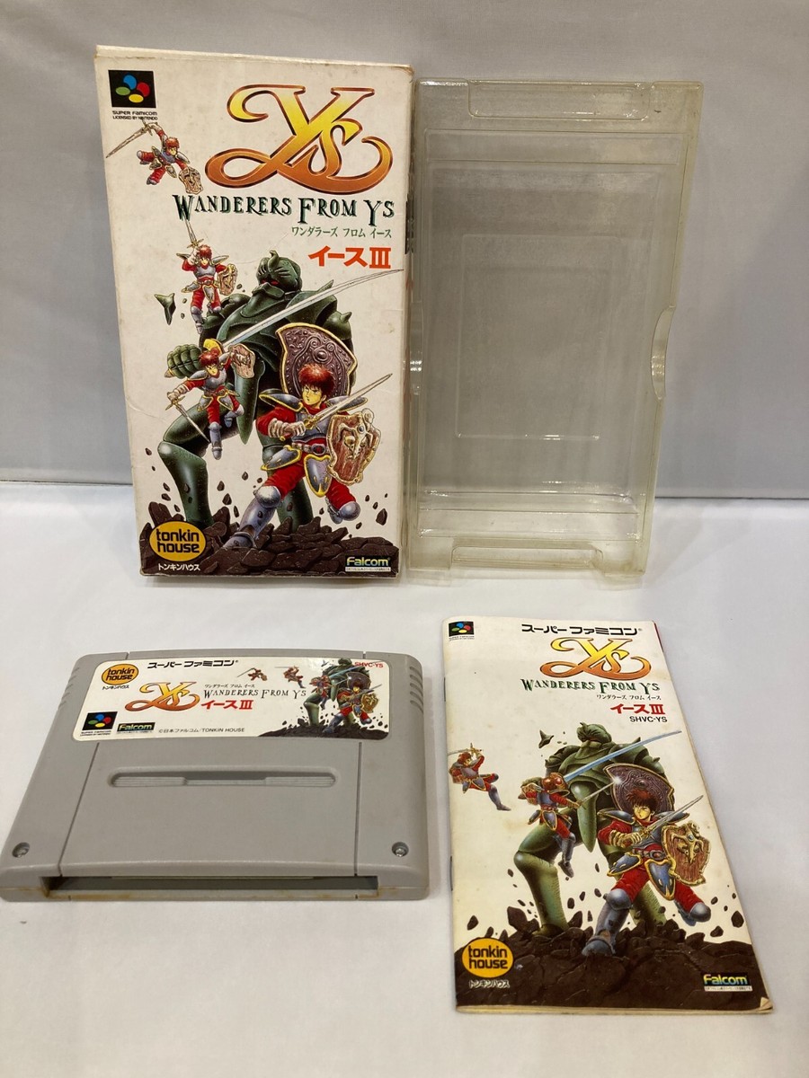 VG++ ys 3 III WANDERES FROM YS SFC Super Famicom SNES NTSC-J Japan