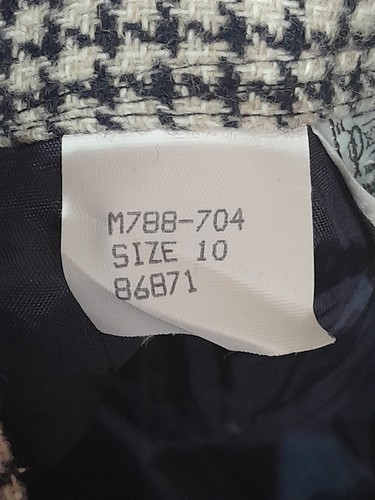 Vintage Pendleton Womens trousers wool US 10 W 27 L 32 houndstooth made in USA - Picture 13 of 13