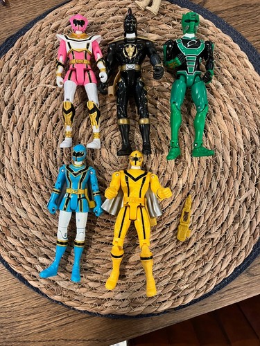 Power Rangers Figuren Konvolut (5) Vintage / Modern Zustand siehe Fotos