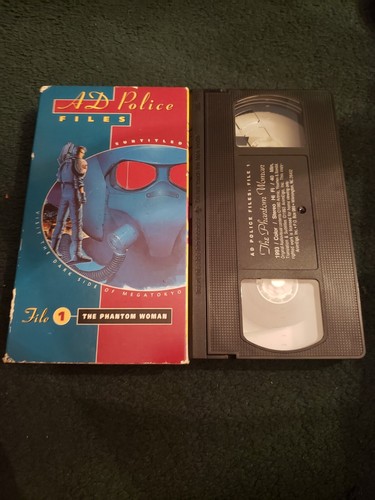 AD Police Files File 1 The Phantom Woman VHS Subtitled Japanese Anime - Bild 3 von 4