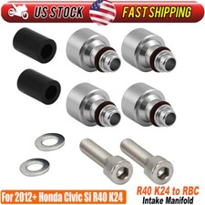 9th Gen Injector Adapter For 2012 Honda Civic Si R40 K24 To Rbc Intake Manifold