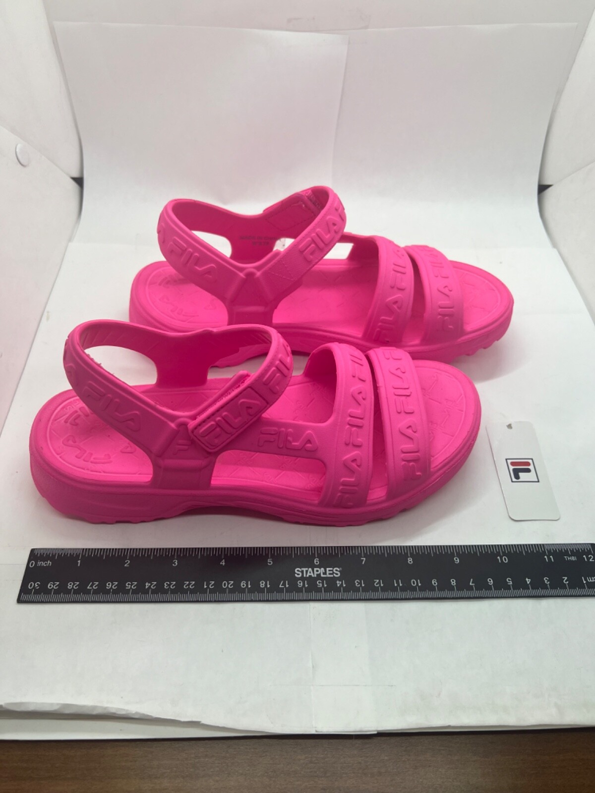 Sandali da donna Fila Sporty Alteration rosa cinturino in gomma taglia US 7