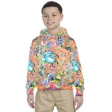New Kids Hoodie Artistic Pattern Abstract Art Design 7434104888838