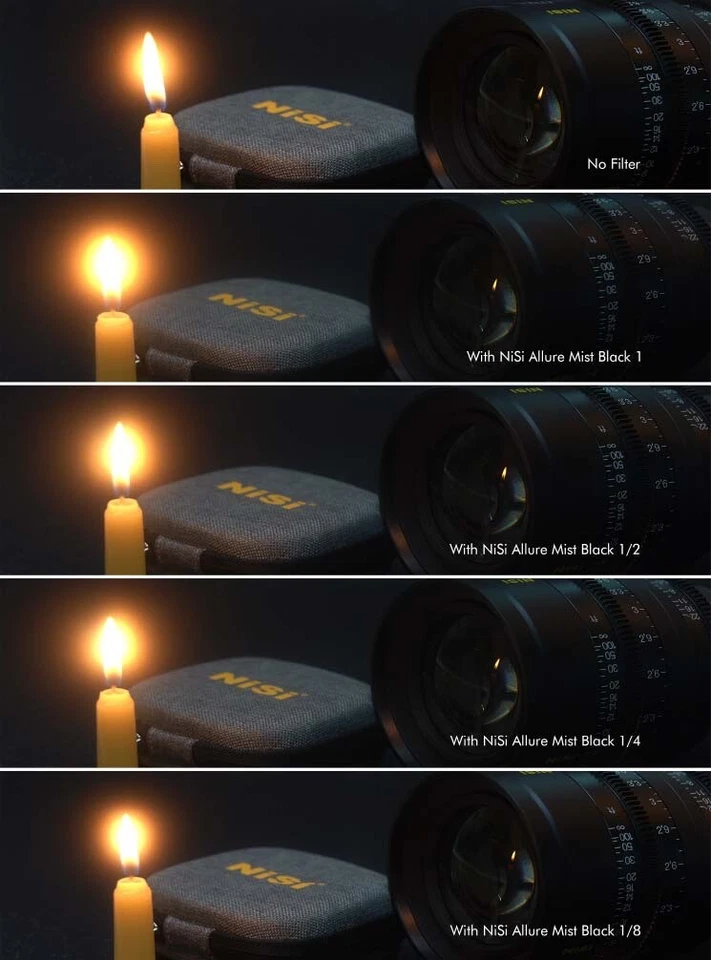 NiSi Cinema 4×5.65” Allure Black Mist Filter (1/4 Stop) - Image 2 of 2