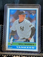 Will Warren RC 2025 Topps Heritage Bicentennial #14/200 #281 Yankees
