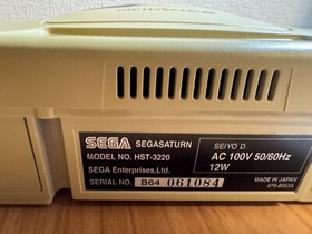 Sega Saturn SS white console HST-0014 Complete NTSC-J Tested Fedex Japan JP