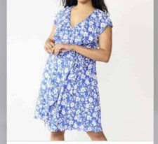 Draper James Rsvp Floral Wrap Dress Sz M Pre Owned