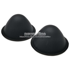2x 35mm Speaker Plastic Dome Dust Cap Woofer Cone Cover Bullet Bass Repair Parts