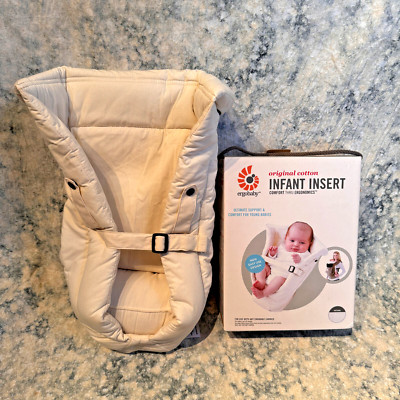 New Ergobaby Original Cotton Infant Insert 100% Cotton - Natural