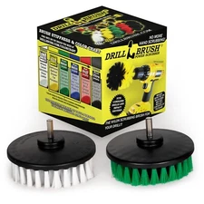 Drill Brush Cordless Drill Power Kitchen Scrub Brushes - Stove, Oven Glass, Tile