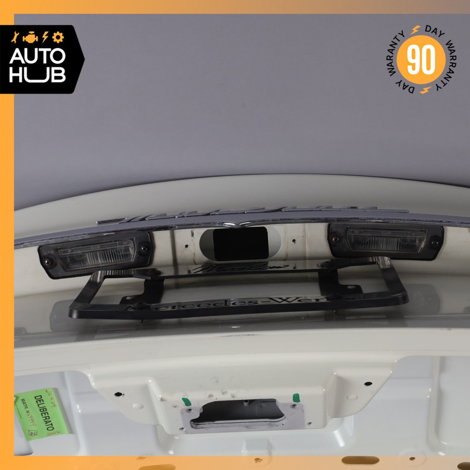 08-19 Maserati GranTurismo M145 Coupe Trunk Lid Panel Assembly White OEM 61k