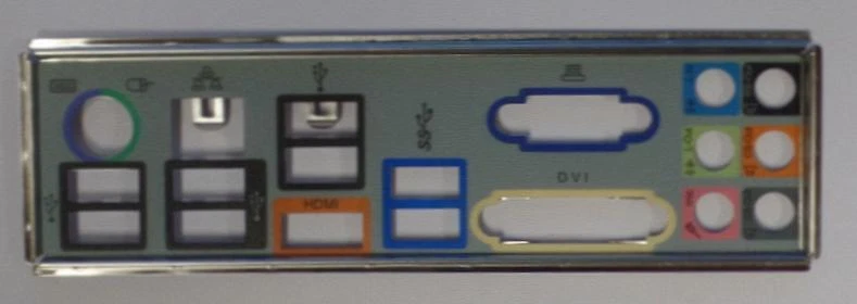 MSI Z77A-G43 Blende - Slotblech - I/O Shield #38071