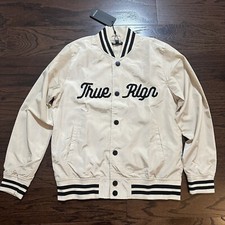 True Religion Mens Nylon Varsity Jacket. Size S. New with tags. Free shipping
