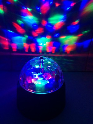 battery powered disco ball spinner