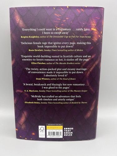 SIGNED - A Fate Forged in Fire By Hazel McBride New 1st Edition Hardback - Picture 4 of 4
