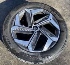 22-24 HYUNDAI TUCSON 19x7.5 5 SPLIT SPOKE ALLOY WHEEL W/TIRE (ONLY#1) # 106110