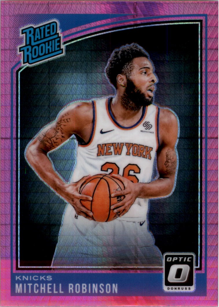 2018-19 Donruss Optic Hyper Pink #163 Mitchell Robinson RR - BSK