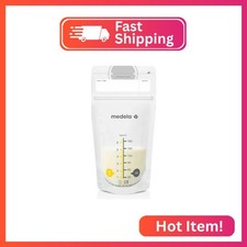 Medela Breastmilk Storage Bags, 50 Count, Ready to Use Breast Milk Storing Bags