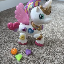 VTech Starshine the Bright Lights Unicorn Toddler Toy W/Some Pieces Works/tested