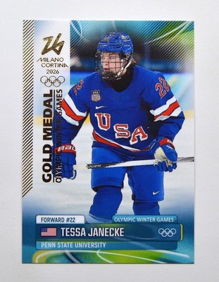 2026 GudCards Olympics Women Team USA #43 Tessa Janecke
