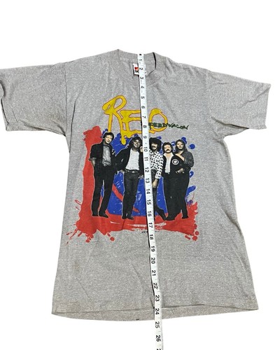 Vintage REO Speedwagon 1987 Konzert T-Shirt Medium Einzelnaht Band Tee - Bild 5 von 7