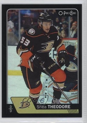 2016-17 O-Pee-Chee Black Rainbow Foil 88/100 Shea Theodore #276 2a8