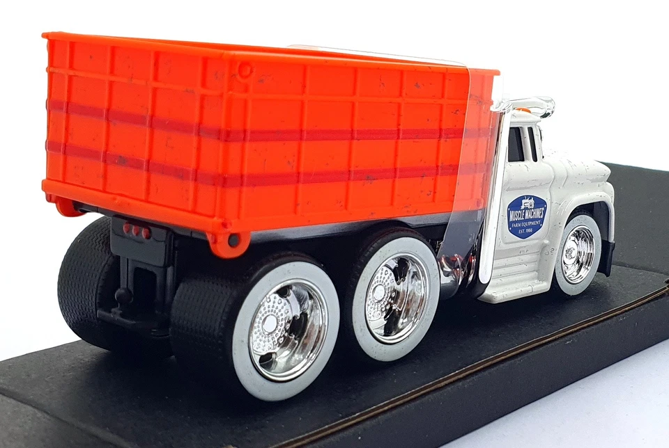 Muscle Machines 1/64 Scale 11610 - 1966 Chevrolet C60 Grain Truck - White - Image 2 of 4