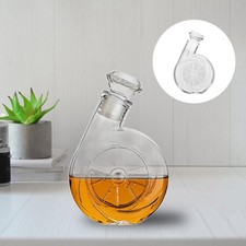 Retro Ventilatore A Forma di Vetro Decanter Whisky Decanter con Airtight Ornato