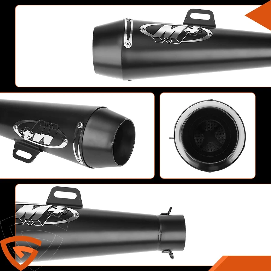 Motorcycle Exhaust Muffler Pipe-M4 On Exhaust For 2002 Suzuki Hayabusa GSX1300R Foto 3 de 4
