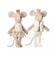 Maileg Royal twin mice, Little sister and brother in matchbox