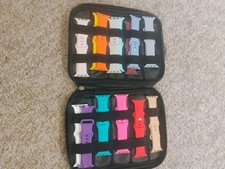 Multicolor Silicone Strap for Apple Watch with Storage Case