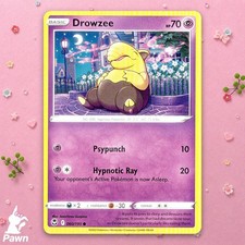 Drowzee 60/195 Silver Tempest Pokemon TCG Card Psichic Singola Trading Card