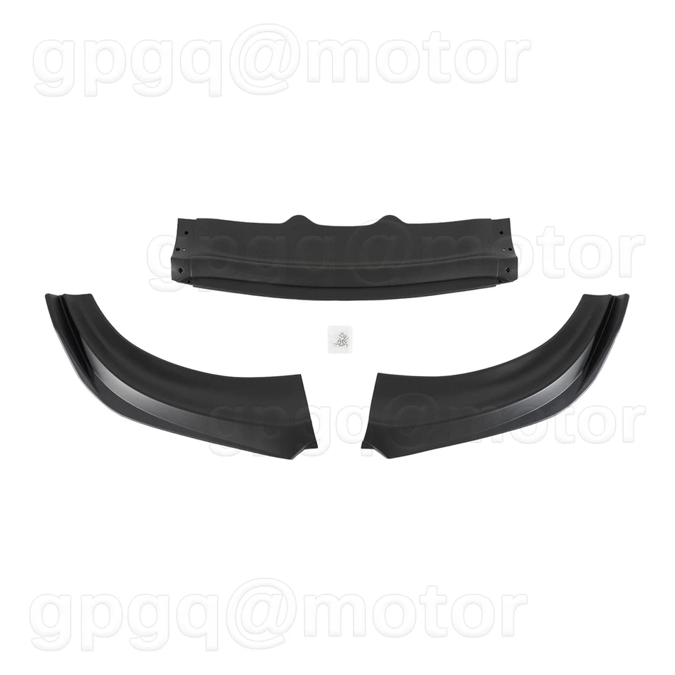 Divisor de labios parachoques delantero negro mate estilo V3 para Dodge Charger SXT 2015-2023 Foto 3 de 4