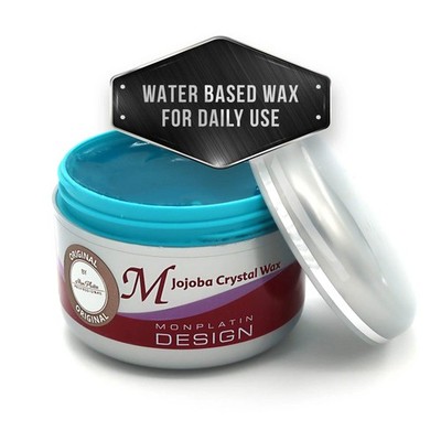 Mon Platin Hair Wax 8.5 oz   Jojoba Crystal Styling Wax, Strong Hold & Shine