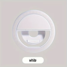 Portable Selfie Ring Light for Phone Rechargeable LED Clip-On Light