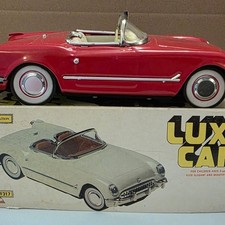 Vintage Luxe Car MF317 Tin Toy Convertible Red