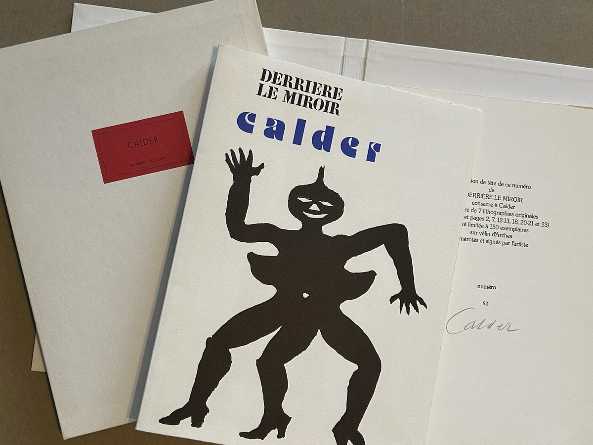 デリエール•ル•ミロワール 2冊(No.190カルダー+No.142チリダ ) Derriere Le Miroir Calder for sale | eBay